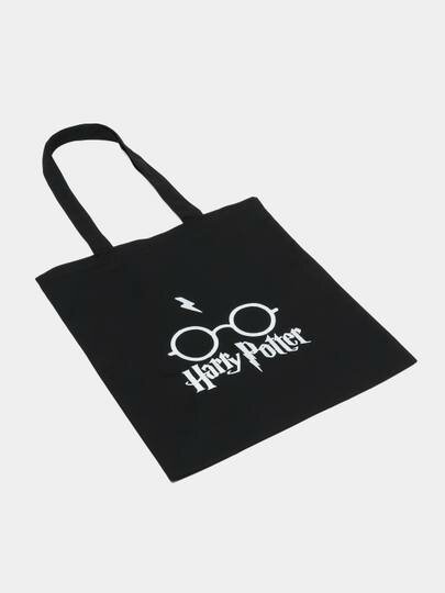 Сумка шоппер , фактура гладкая, черный — фото 1