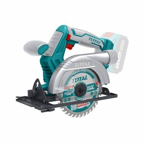 Пила дисковая TOTAL TSLI1401, для работы без аккумуляторов, с блокировкой кнопки включения — фото 1
