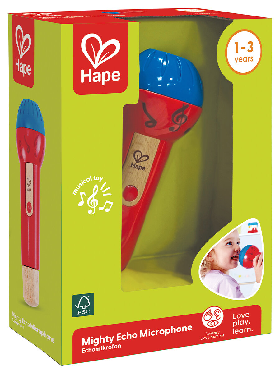 Развивалка для малышей микрофон игрушка "Магическое эхо" Hape E0337_HP - фото №10