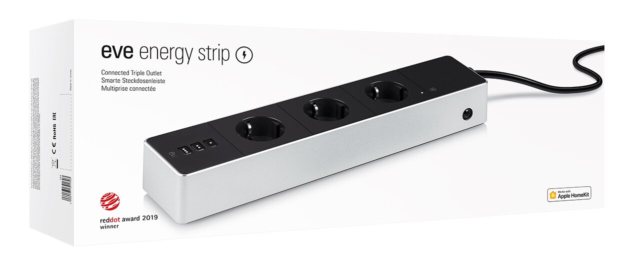 Умный сетевой фильтр Eve Energy Strip Apple HomeKit (10EAZ8301)