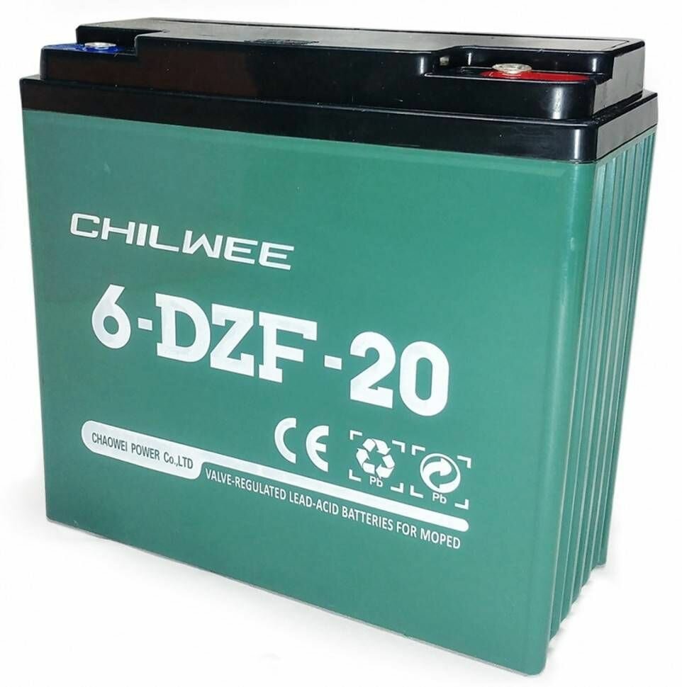 Аккумулятор свинцовый 12V20Ah (6-DZF-20)