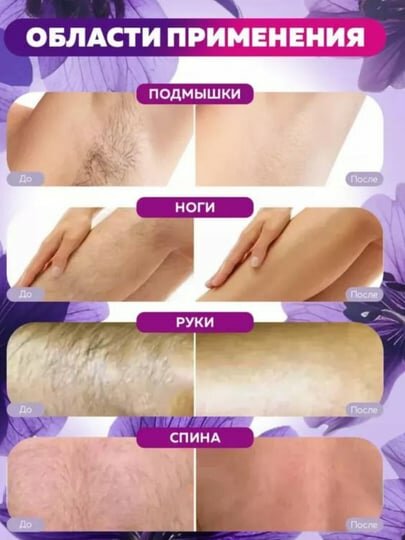 Крем для депиляции EVELINE, ультрабыстрый, для ног, рук, зоны бикини, 100 г — фото 1