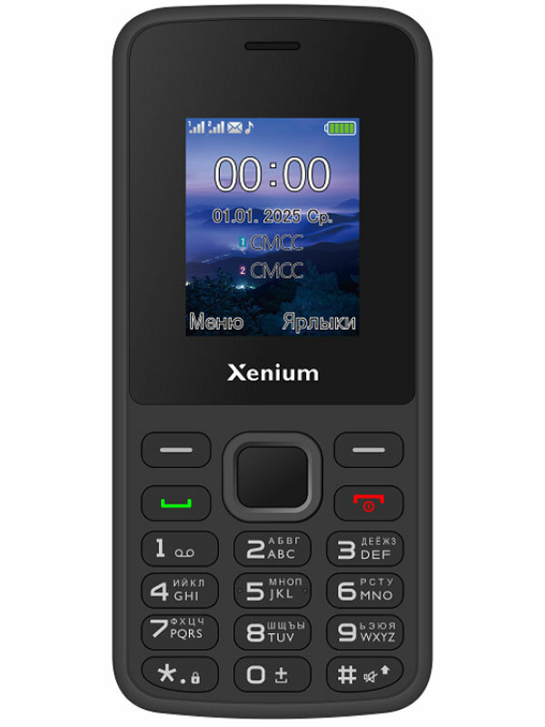 Мобильный телефон Philips Xenium X175 черный 2Sim