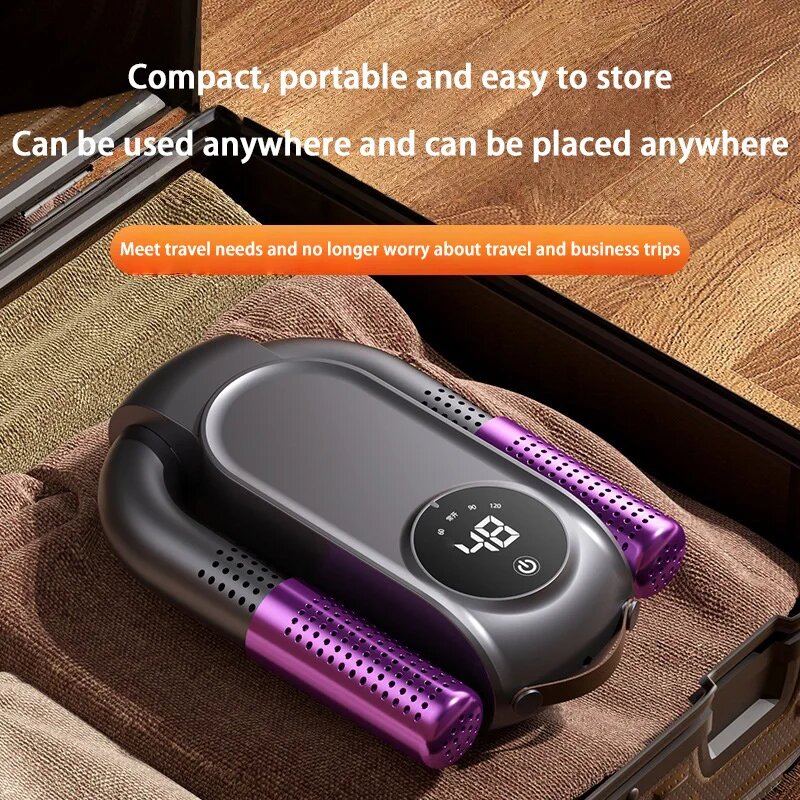 Изображение Телескопическая сушилка для обуви Xiaomi, бытовая умная сушилка для обуви с сенсорным экраном, складная быстросохнущая бытовая сушилка для обуви