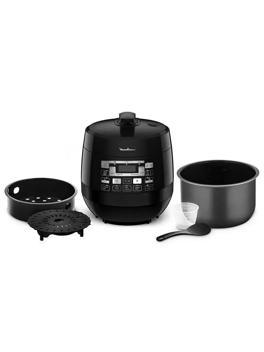 Мультиварка-скороварка MOULINEX Quickchef CE 430832, 33 программы, режим скороварки