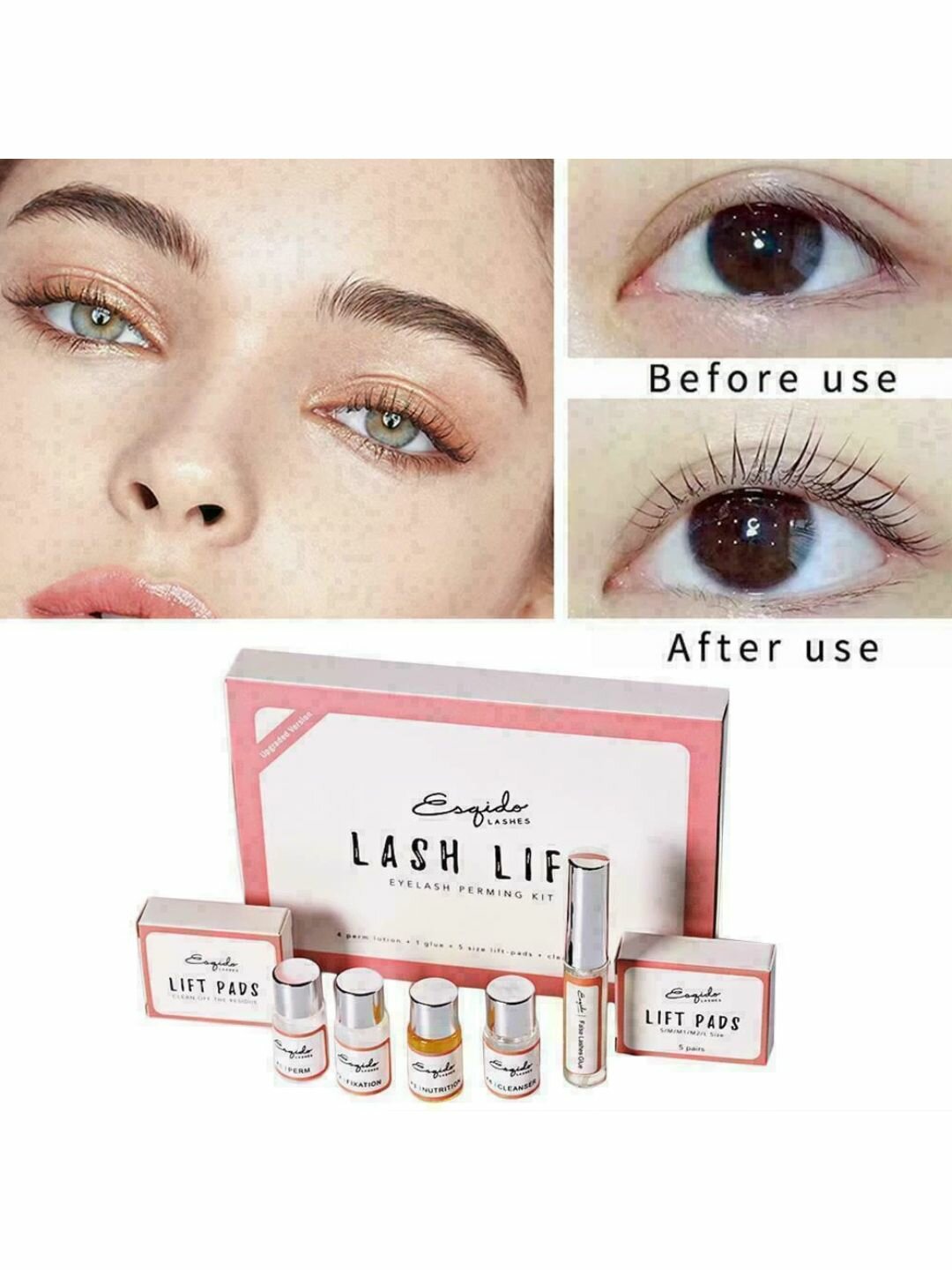 Набор для ламинирования Esqido Lash Lift, для ресниц и бровей — фото 1