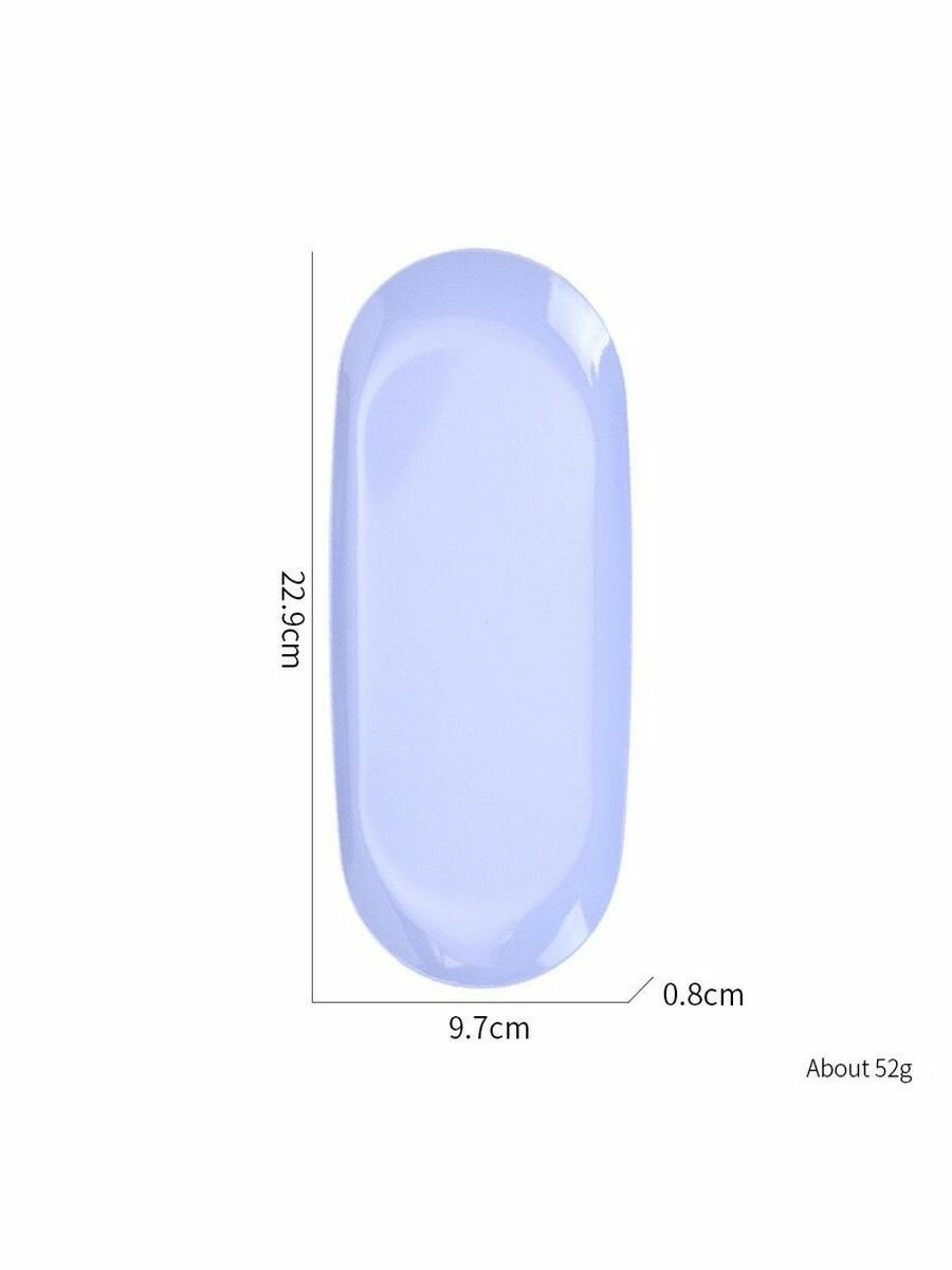 Поднос декоративный для косметики, синий — фото 1