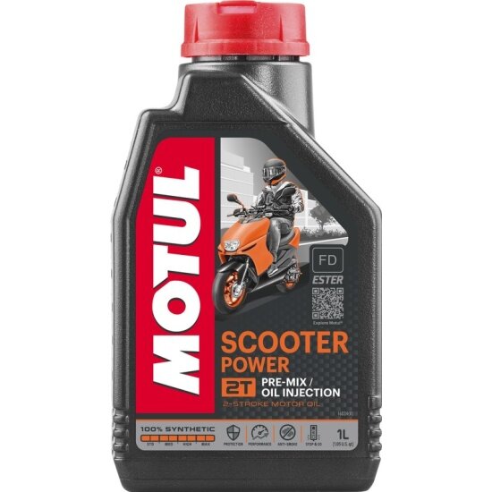 Моторное масло Motul Scooter Power 2T  синтетическое  1 л