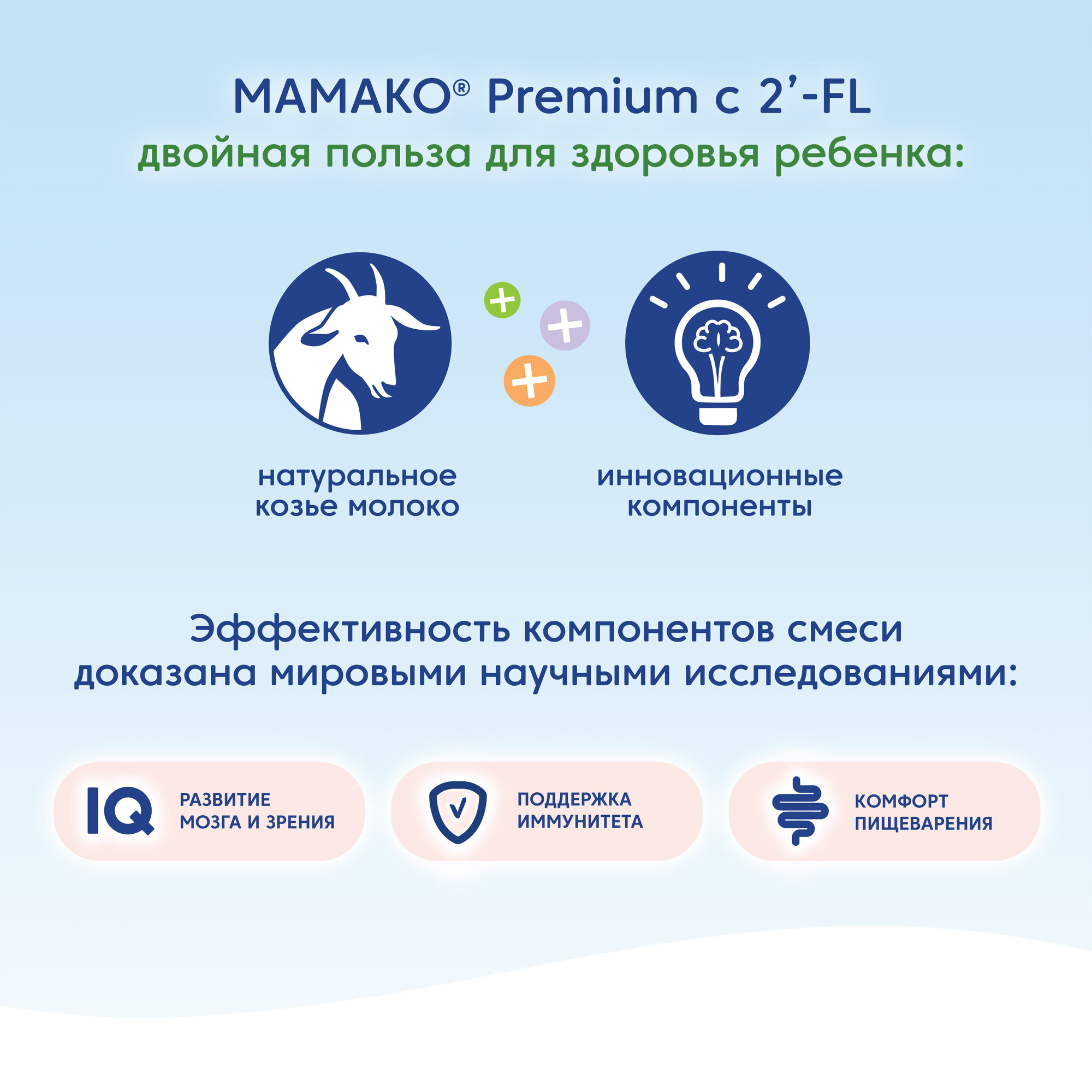 Сухая адаптированная молочная смесь Мамако 3 Premium на основе козьего молока, 12+, 800гр - фото №2