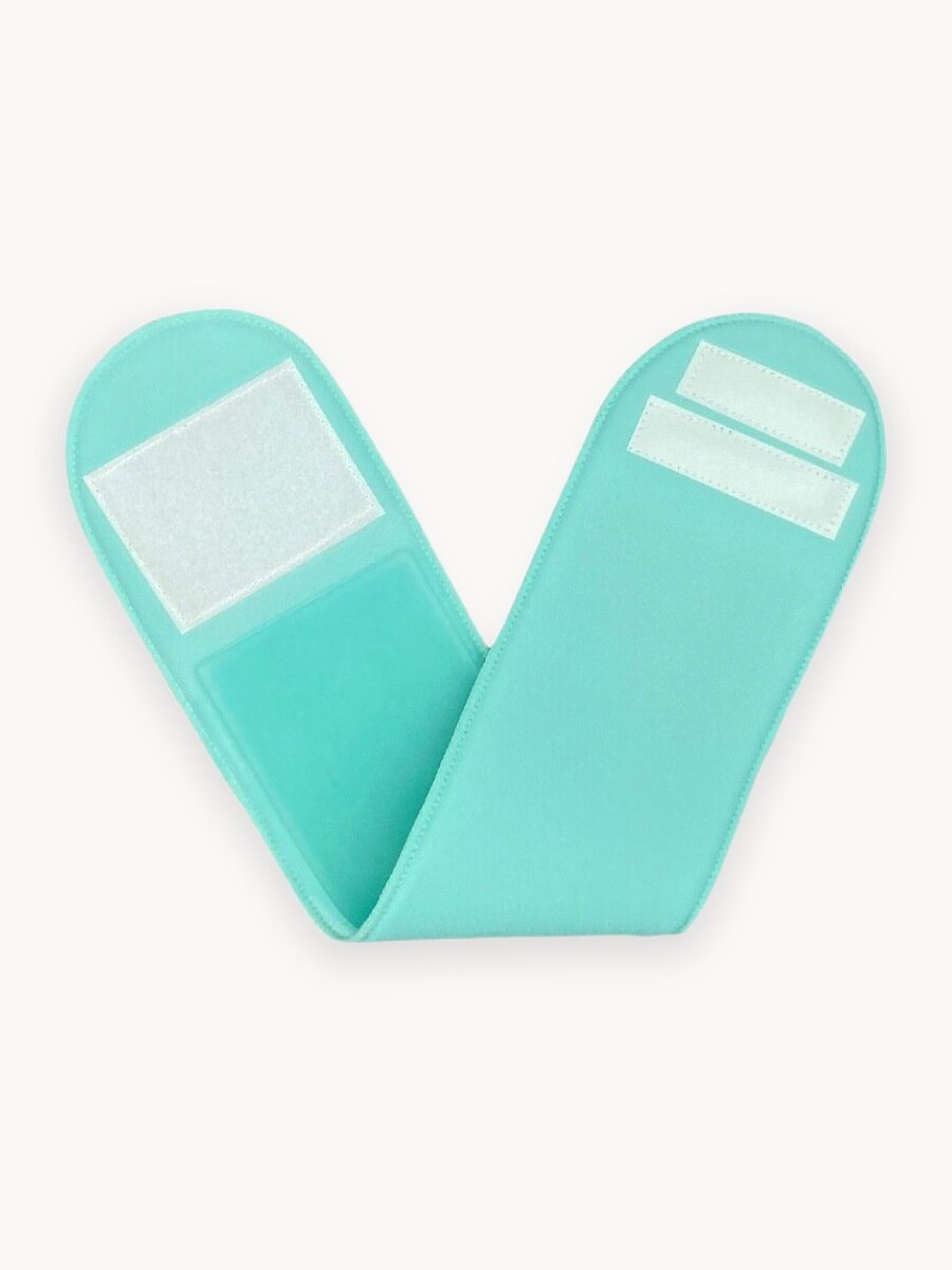 SPA повязка бандаж для шеи косметический, маска для шеи увлажняющая и подтягивающая, мятная, Lian Beauty Accessories