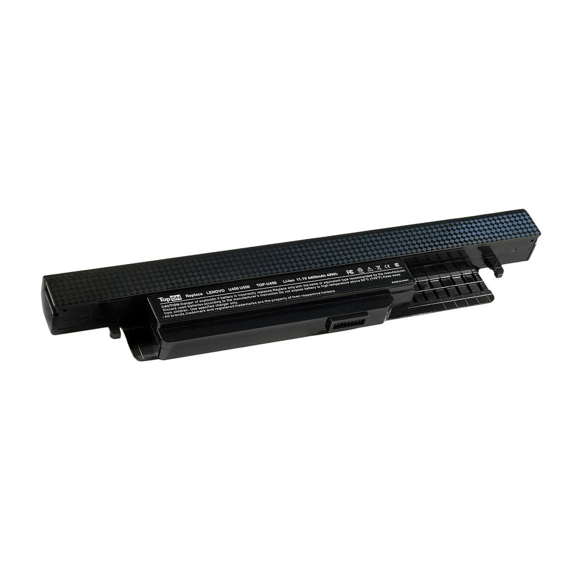 Аккумулятор TopON TOP-U450 11.1V 4400mAh для Lenovo PN: L09C6D21 L09S6D21 57Y6309 - фото №9