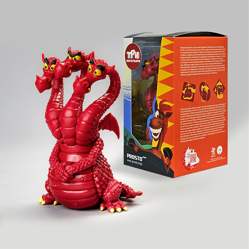 Игрушка Змей Горыныч Три Богатыря фигурка коллекционная игрушка три богатыря забава 361911 prosto toys 8 5 см