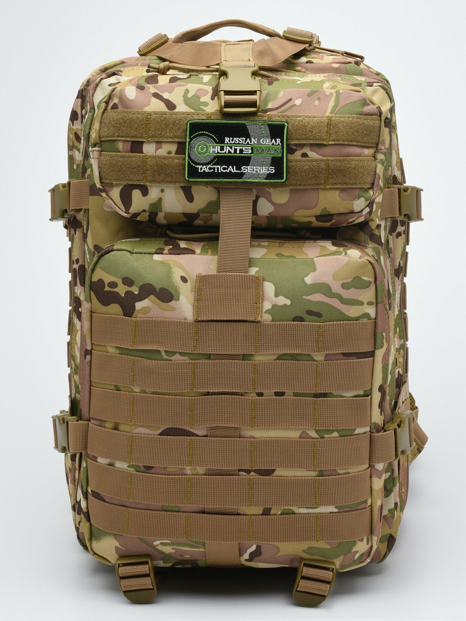 Рюкзак тактический, туристический, спортивный Huntsman RU 265, объем 40 литров, ткань Оксфорд, цвет мультикам