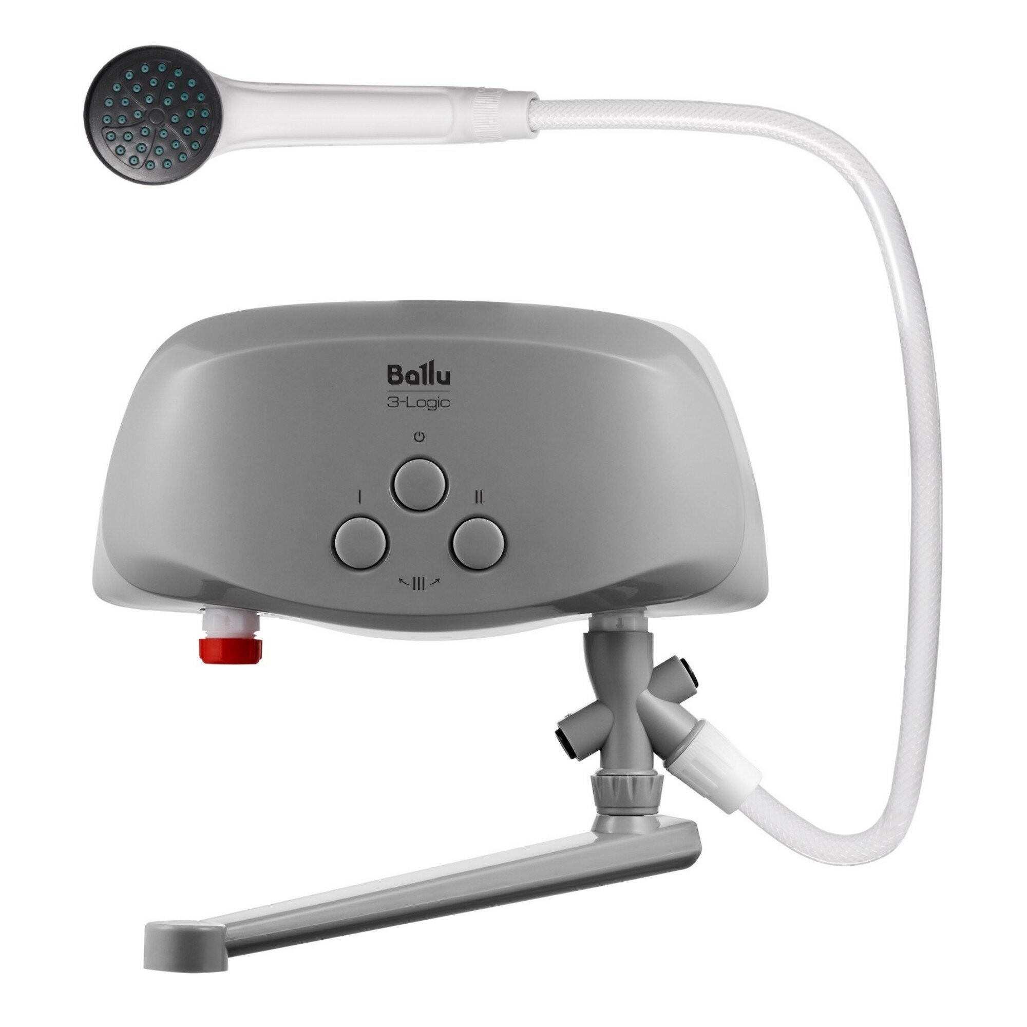 фото Водонагреватель проточный Ballu 3-Logic SE 5,5 TS (кран+душ)