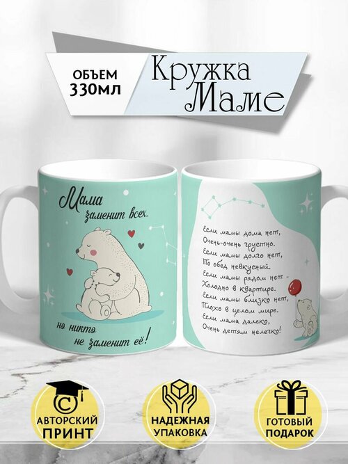 Авторская кружка Маме Умка на день рождения или 8 марта от COOL GIFTS