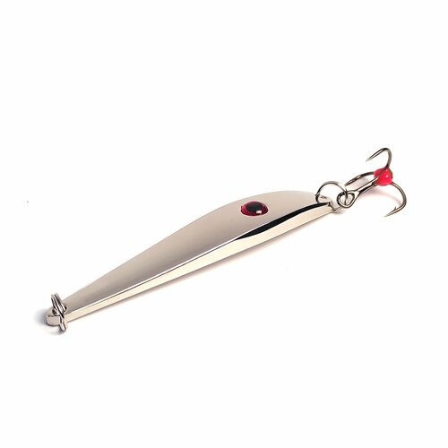 зимняя блесна hitfish winter spoon 7008 45mm 10gr col 01 silver Зимняя блесна HITFISH Winter spoon 7009 60mm 10gr Col. 01 (Silver)