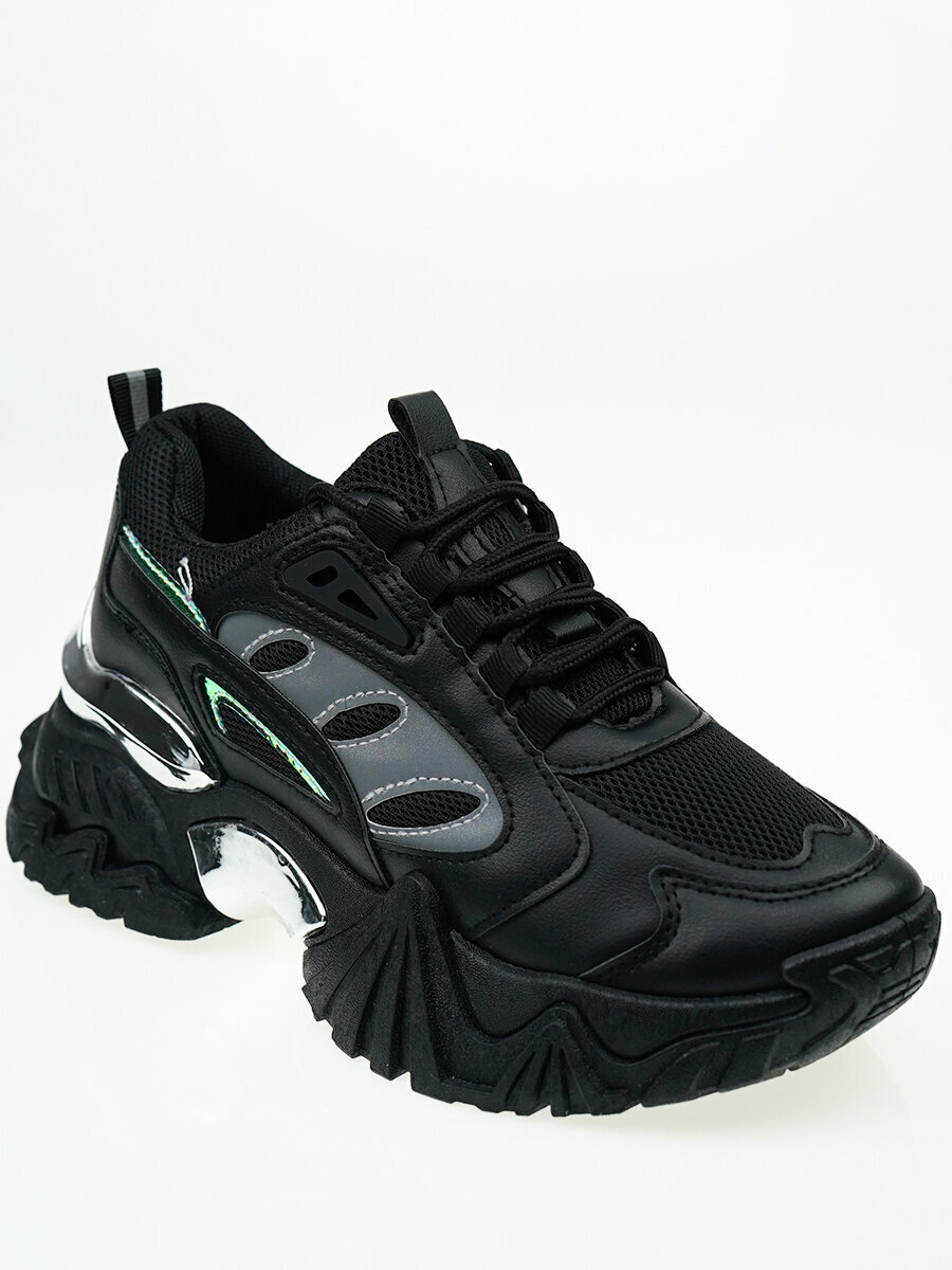 фото Кроссовки женские, цвет черный, размер 36