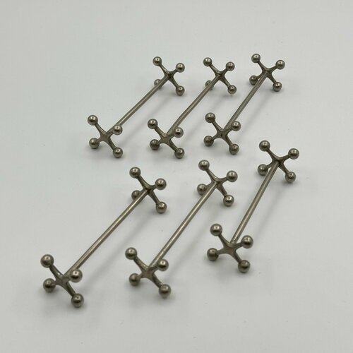 Набор подставок для столовых приборов (6 шт.), металл, Европа, 1920-1950 гг.