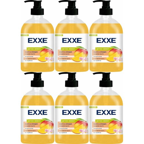 EXXE Жидкое мыло Манго и орхидея, 500 мл, 6 шт exxe жидкое мыло манго и орхидея 500 мл 2 шт