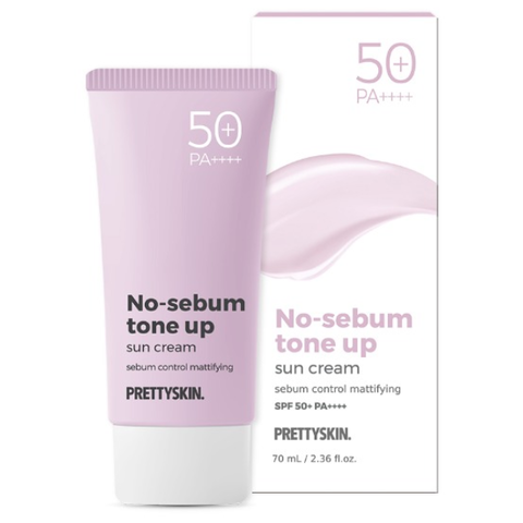 Pretty Skin Тонизирующий солнцезащитный крем, PrettySkin No Sebum Tone Up Sun Cream SPF50+PA, 70 мл