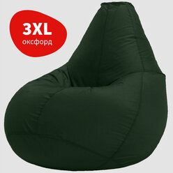 Bean Joy кресло-мешок Груша, размер XХХL, оксфорд, темно-зеленый