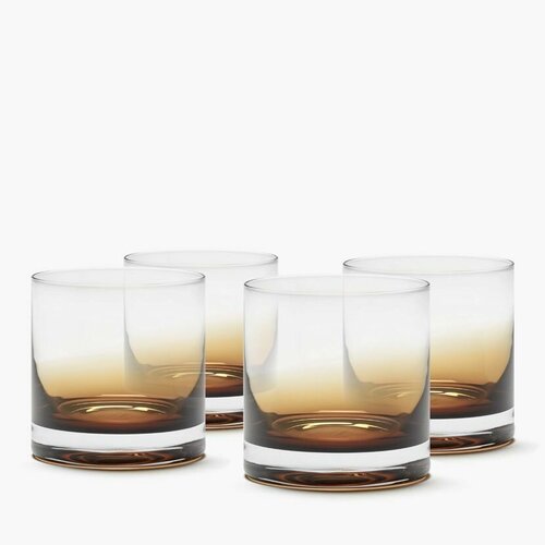 Kelly Wearstler Zuma Amber Бокалы для виски 4 шт.