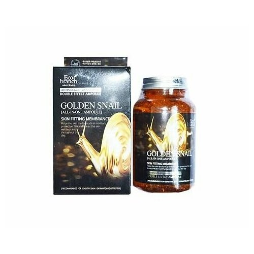 Сыворотка для лица "ECO BRANCH All In One Golden Snail Ampoule" - это многофункциональное средство, которое сочетает в себе функции тонера, сыворотки и эссенции. Объем составляет 100 мл, что делает его экономичным и удобным в использовании. Сыворотка обладает рядом преимуществ. Она увлажняет и питает сухую кожу, разглаживает морщины и устраняет воспаления. Муцин улитки, являющийся основным компонентом средства, содержит коллаген, эластин, витамины А, В, Е и гиалуроновую кислоту. Эти вещества улучшают состояние кожи, ускоряют регенерацию клеток, смягчают и питают эпидермис, а также устраняют шелушение. Экстракт алоэ в составе сыворотки препятствует снижению синтеза коллагена и эластина, обладает антибактериальными свойствами. Экстракт гамамелиса успокаивает и тонизирует кожу, укрепляет стенки сосудов и капилляров, нейтрализует действие свободных радикалов. Для использования сыворотки достаточно очистить лицо и зону декольте от макияжа, затем нанести небольшое количество продукта на кожу. Распределить равномерно вбивая мягкими и нежными движениями до полного впитывания. Не наносите тонер вокруг глаз, так как эта зона требует более деликатного ухода. Выбирая сыворотку для лица "ECO BRANCH All In One Golden Snail Ampoule", вы получаете многофункциональное средство для ухода за кожей, которое сочетает в себе несколько функций и обеспечивает эффективное увлажнение, питание и разглаживание морщин.