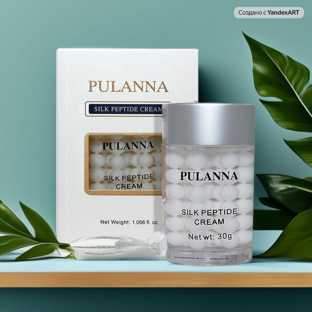 PULANNA Крем для лица с Пептидами Шелка - Silk Peptide Cream 30г