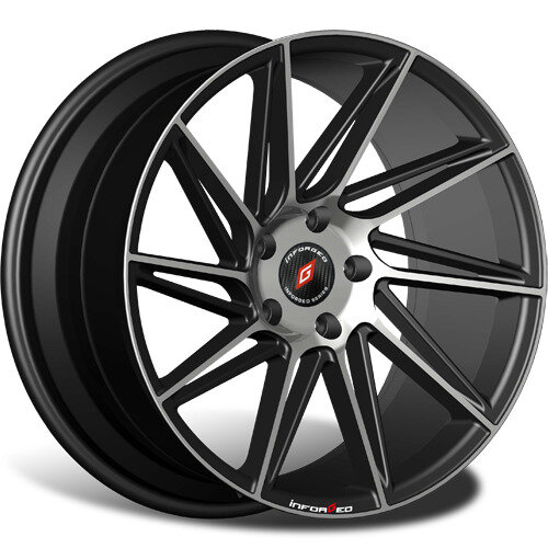 Колесный диск INFORGED IFG26-L 19x8,5 PCD5x112 ET32 D66,6 черный глянцевый с полированными лучами