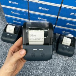 Мобильный Bluetooth термопринтер этикеток и чеков Xprinter XP-P203A