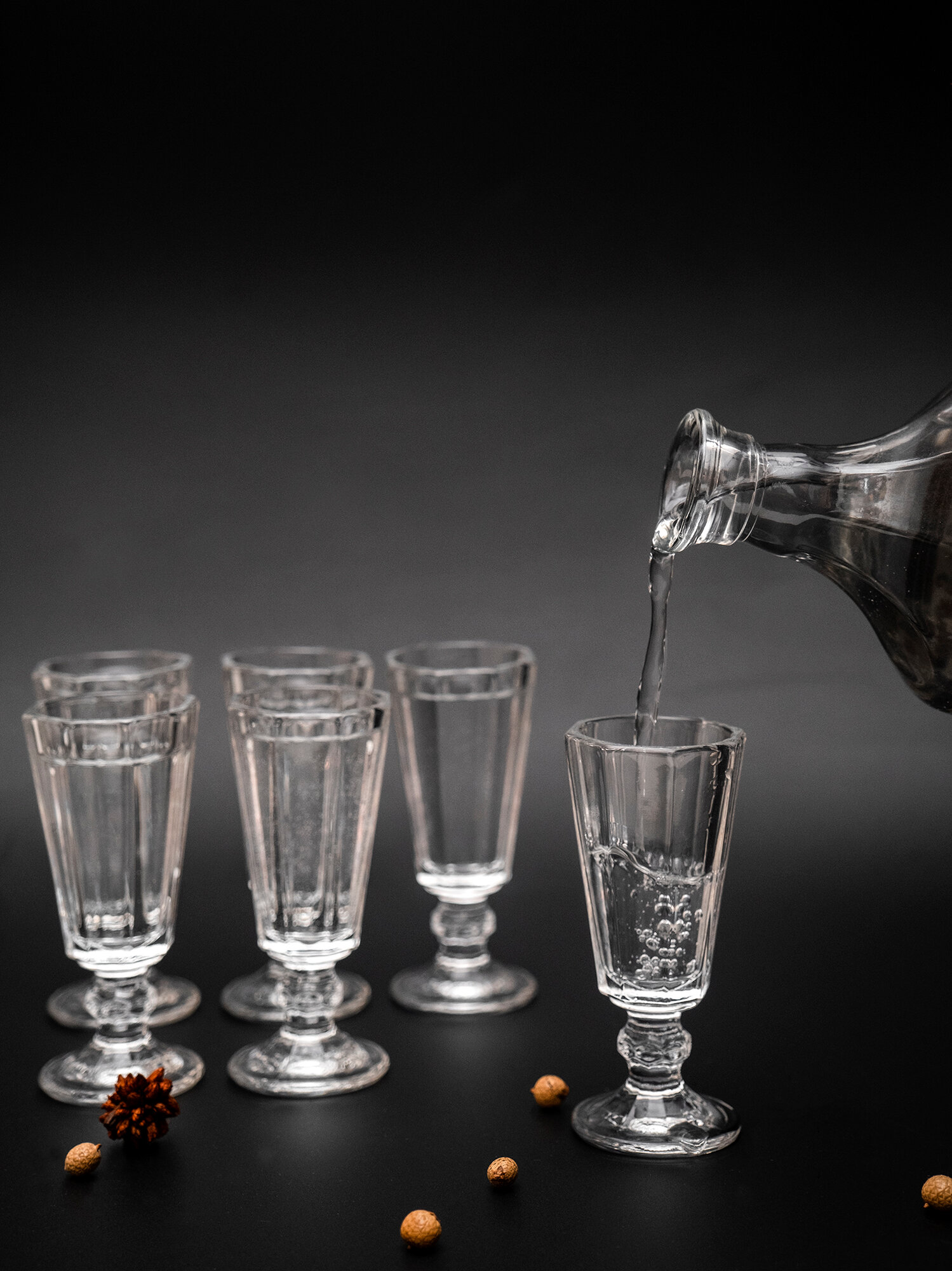 фото Набор стеклянных лафитников 40мл, 6 штук