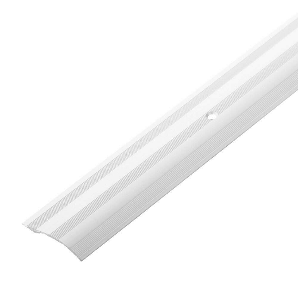 Порог алюминиевый разноуровневый кант 40х900 мм серебро перепад 10 мм Лука ПР 02.900.01л