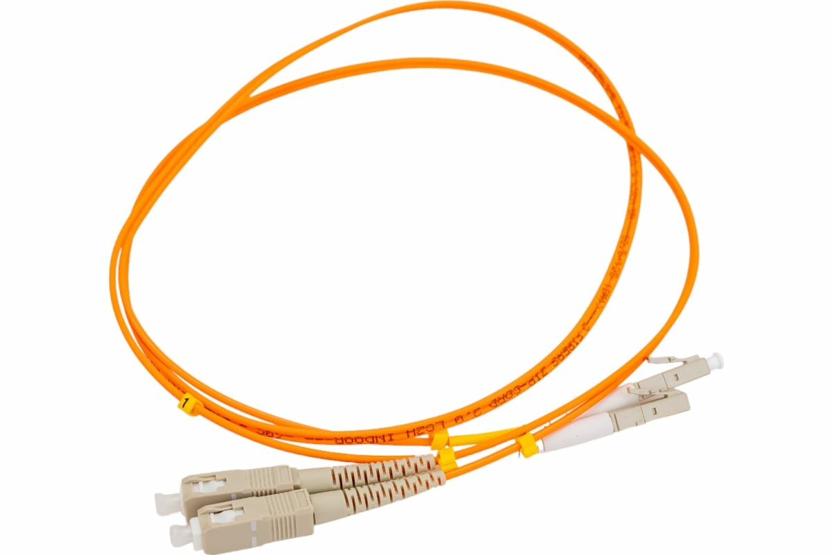 Патч-корд Hyperline (FC-62-LC-SC-PC-1M) 1м (FC-D2-62-LC/PR-SC/PR-H-1M-LSZH-OR)