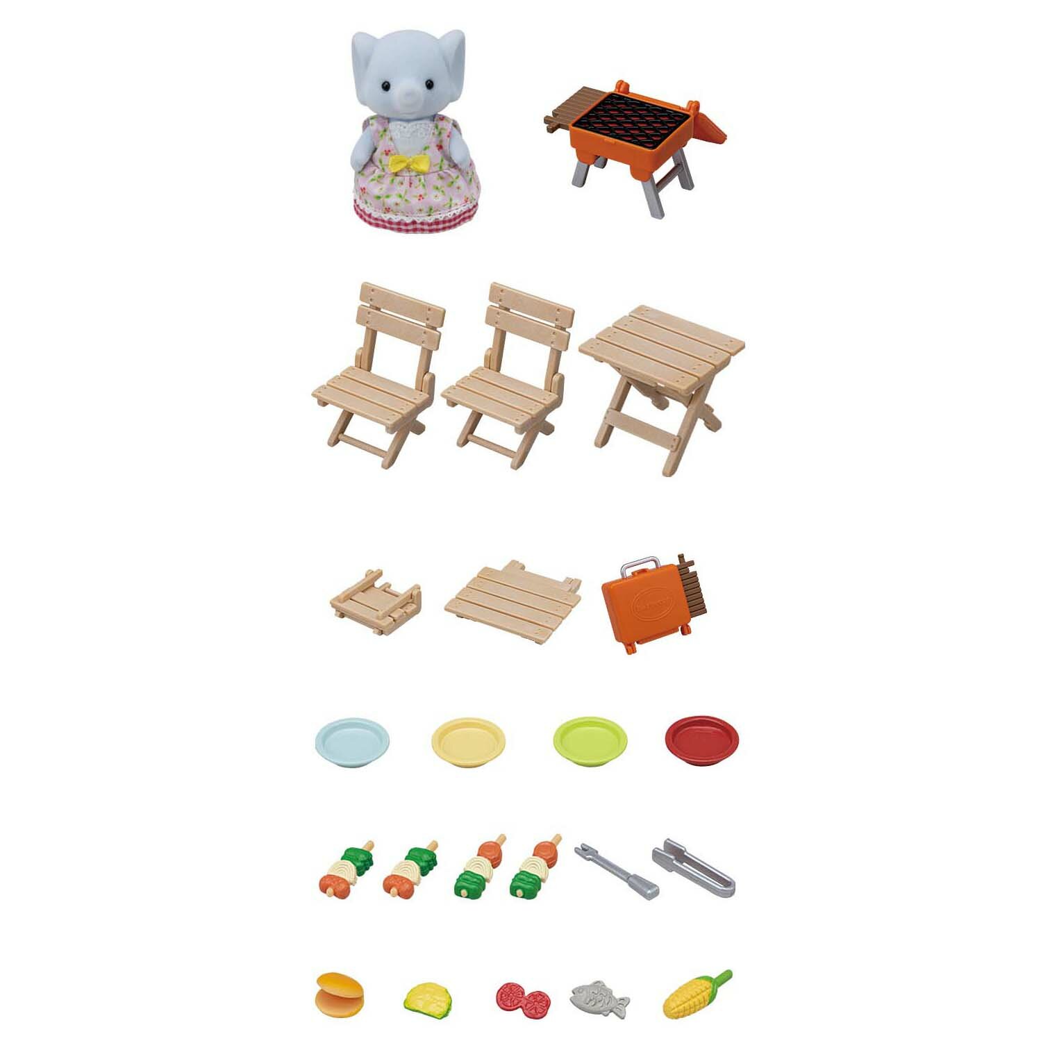 Игровой набор Sylvanian Families Пикник с барбекью для друзей 5640 - фото №5