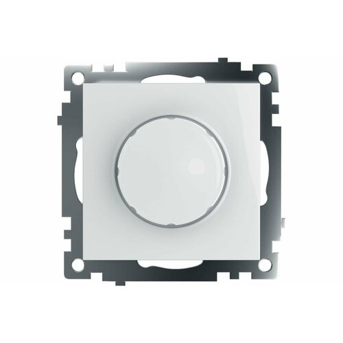 Выключатель диммирующий TRIAC(механизм), STEKKER GLS10-7106-01, 250V, 500W, серия Катрин, белый выключатель электрический диммирующий механизм серия катрин gls10 7106 01 белый stekker