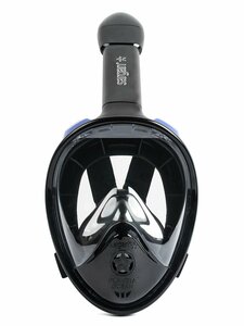 Полнолицевая маска для подводного плавания с трубкой SARGAN PLANETA OCEAN размер L-XL черный/прозрачный/темно-синий