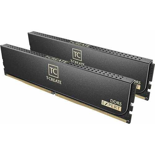 Модуль памяти DDR5 TEAMGROUP T-Create Expert 32GB 2x16GB 7200MHz CL34 34-42-42-84 14V CTCED532G7200HC34ADC01 Black 1603000₽