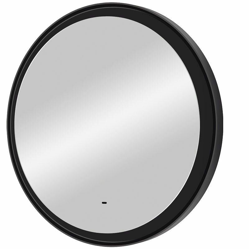 Зеркало Apeggo Flor Led D 800 с бесконтактным сенсором, черный