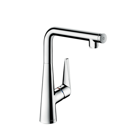 Hansgrohe Talis Select M51 Смеситель для кухни, на 1 отв, кнопка вкл/выкл, цвет: хром 72820000 смеситель для кухни hansgrohe talis хром 32857000