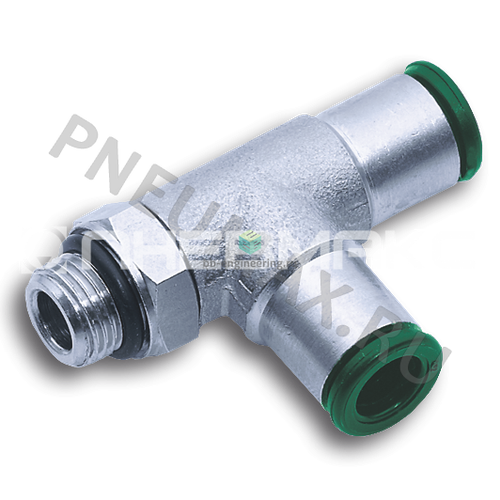 211038 PNEUMAX - Тройник T-образный с нар резьбой угловой цанговый G38-10 мм 1881₽