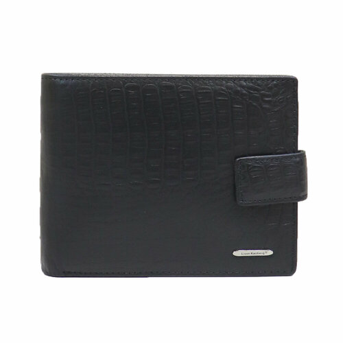 Кошелек Lison Kaoberg, фактура под рептилию, черный