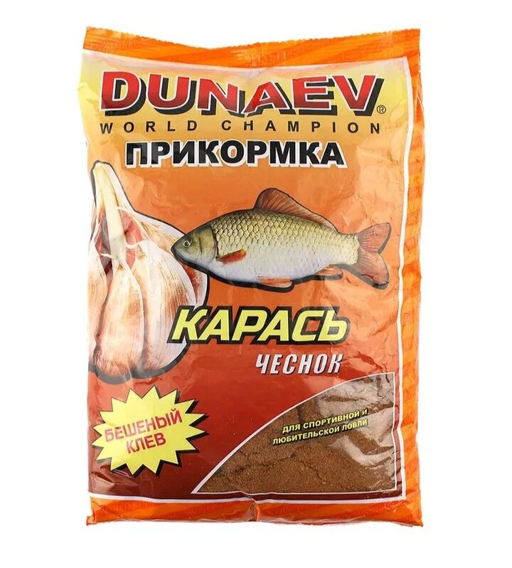 Прикормка Dunaev классика Карась Чеснок 0.9 кг