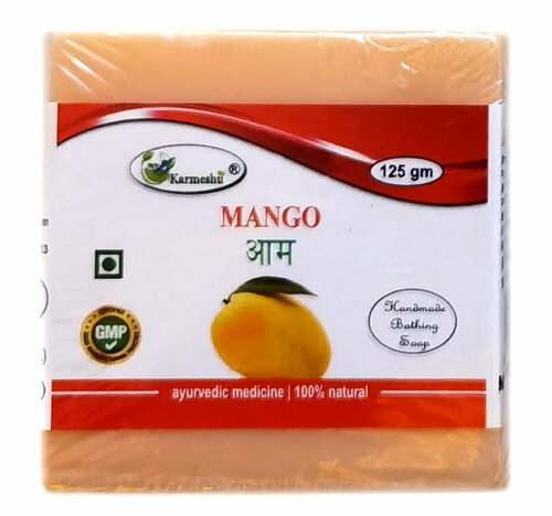 MANGO Handmade Bathing Soap, Karmeshu (манго мыло ручной работы, Кармешу), 125 г.