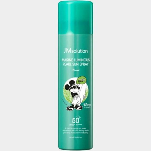 JMsolution Солнцезащитный спрей с экстрактом жемчуга Disney Collection Mickey Marine Luminous Pearl Sun Protection Sun Spray SPF50+ 180 мл. солнцезащитный спрей с экстрактом жемчуга jmsolution marine luminous pearl sun spray 180 мл