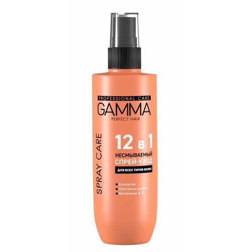 Спрей-уход ДЛ GAMMA PERFECT HAIR несмываемый 12В1 свобода 727₽