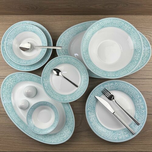 Набор посуды Венецианское Кружево на 6 персон 35 предметов 18900₽