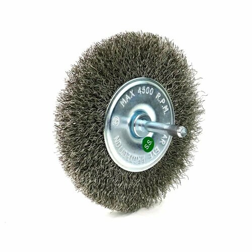 Кордщетка диск для дрели Eurobrush 13-174 нержавеющая сталь 100 мм