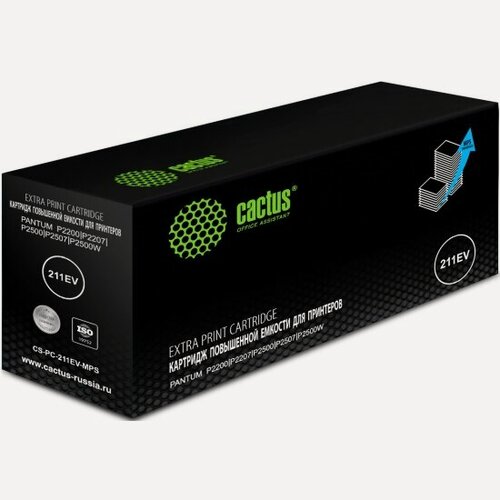 Изображение товара Картридж лазерный Cactus CS-PC-211EV-MPS PC-211EV/PC-211P черный (6000стр.) для Pantum M6500/M6500W/