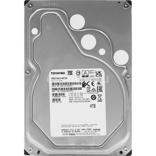 Жесткий диск Toshiba Enterprise Capacity MG08ADA400N 2465000₽