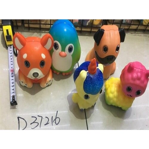 Игрушка-мялка сквиш 14,0см звери Цена за шт D37216 игрушка мялка сквиш 9 0см звери d37214